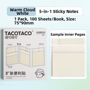XINZUO | Visually Pleasing Non-Blocking Adhesive Sticky Notes