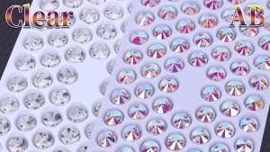 Cosmic Sew On AB Rhinestone Flatback Glass Crystals for Clothing Wedding Dresses All Decoration DIY