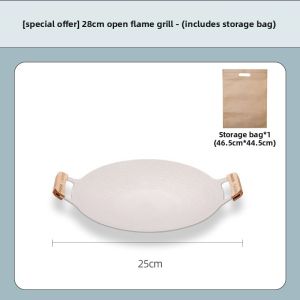 XIANGYOUYOU | Outdoor Camping Grill Pan Stone Griddle Home BBQ Pan Korean BBQ Pan