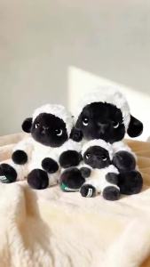 Newest Seated Lamb Ollie Doll Kawaii Stuffed Plush Toy Figure Doll Cartoon Anime Cute Pillow Children Birthday Gift Doll