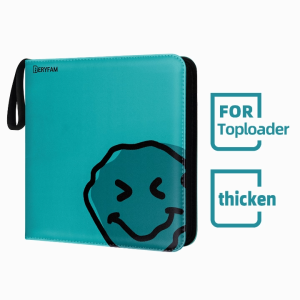 BERYFAM Toploader Binder Album Turquoise Blue Photocard Binder 240Pocket for Sports Cards Blueberry Series