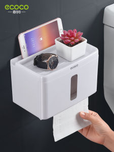 Hộp Đựng Khăn Giấy Phòng Tắm Không Cần Đục Lỗ Hộp Đựng Giấy Vệ Sinh Chống Thấm Nước Hộp Đựng Khăn Giấy Treo Tường Đồ Dùng Vệ Sinh Cá Nhân