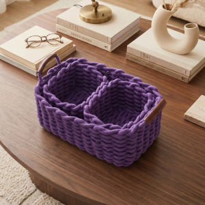 AMU·PIGGY | Food Storage Basket Rope Weaved