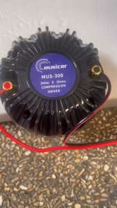 MUSICER MUS-300 300W RMS 8ohms Titanium Compression Driver Unit Tweeter With Capacitor