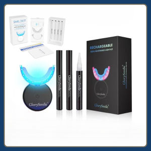 ส่งเร็วภายใน 24 ชม ขายร้อน Professional teeth whitening wireless LED light machine SMILEKIT Dental care kit 4 teeth whitening pen 35% carbamide peroxide gel whitening light effectively remove stains whitening teeth