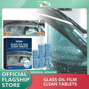 Rayhong Solid Cleaner Automotive Windscreen Wiper Effervescent Tablets Glass Toilet Cleaning Stain Removal Oil Film Softening Car Windshield Glass Solid Cleaner Wiper Effervescent Tablets Toilet Cleaning Car Accessories