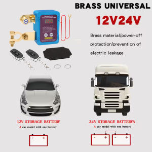 12V/24V 240A Dual Remote Battery Disconnect Switch Kill Power Shut Off Switches With Led Voltage Display For Car Truck Boat RVs