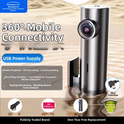 GOU | HD Parking Monitor 360 Degree In-Car Usb Easy Install Dash Cam