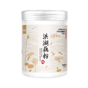 Radisco Pure Lotus Root Powder 500g แพคเกจกระป๋องวิธีการจีนแบบดั้งเดิมปราศจากน้ําตาลรสดั้งเดิมเหมาะสําหรับหญิงตั้งครรภ์