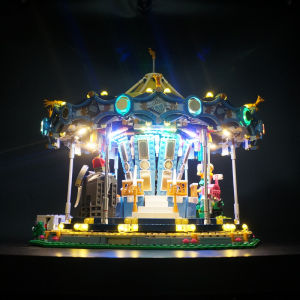 KEYUN | Lego Compatible Carousel Light Decorations