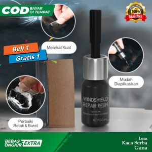 PROMO Lem Kaca Windshield Repair Kit Glass Car Crack Alat Reparasi Kaca Retak Mobil Car Lcd Hp Android Windshield Original Impor