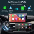 อะแดปเตอร์ไร้สาย CarPlay Android Auto แบบ 2-in-1 รุ่นใหม่ ดองเกิล USB กล่องสมาร์ทมินิ แบบเสียบแล้วใช้งานได้ทันที |   ใช้งานร่วมกับโทรศัพท์มือถือในรถยนต์ได้ 98%. 