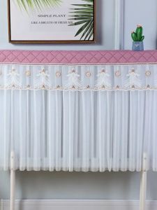 Home Use Dustproof Radiator Cover Wall Protection Simple Style Lace Material Radiator Dust Cover Shield