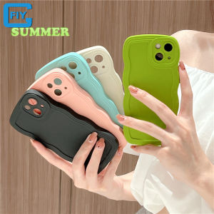 For OPPO A5 2020 / OPPO A9 2020 / OPPO A3S / OPPO A12E / OPPO A31 / OPPO A33 / OPPO A53 / OPPO A77 Casing. Strengthen Air Shockproof Non-slip Candy Colors wave Silica gel Phone Case