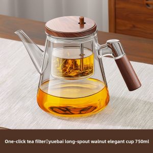 PAKCHOICE | Thick Glass Inner Core Tea Water Separator Tea Ware