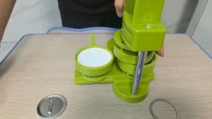 Mibum Button Maker Machine: DIY Round Badge Punch Press & Mold Tool Pinback Supplies
