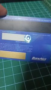 Tamper Proof CVV sticker seal for Debit/Credit card