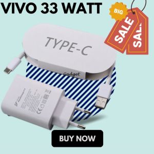 Vivo Charger 33 watt Type C Flash Charge 2.0 Super Fast Charger Vivo tipe c for Vivo X50 X30 X60 Pro S7 IQOO Neo855 Z1X Vivo V20 V20 SE V20 PRO