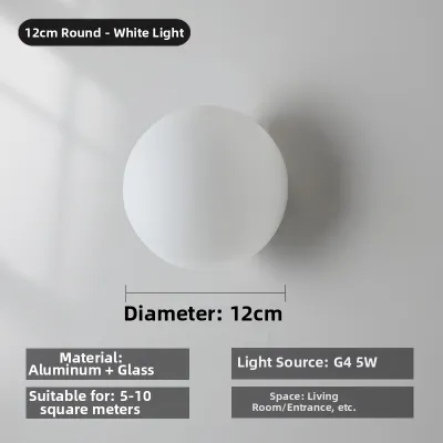 OUCHAO | Invisible Round Minimalist Modern Wall Lamp