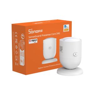 Sonoff | SONOFF SNZB-06P24 Wireless Zigbee Human Presence Detector Smart Motion Sensor with Light Sensor for Home Security & Lighting