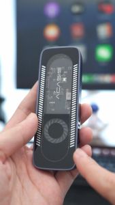 Acasis M.2 NVMe SSD Enclosure 10Gbps | Built-in Silent Cooling Fan & Translucent Case | Universal Fit for 2230/2242/2260/2280 SSDs Plug & Play EC-6608Air