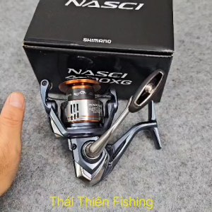 Máy Câu Cá Shimano Nasci New 2026 Siêu Mượt Chính Hãng