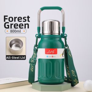 Stylish Large Capacity Stainless Steel Insulated Flask Portable