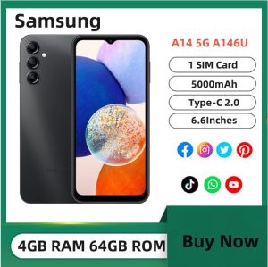 Original Samsung Galaxy A14 5G A146U Octa-core 6.6Inches 4GB RAM 64GB ROM 50MP Triple Camera Single SIM card Android Cellphone