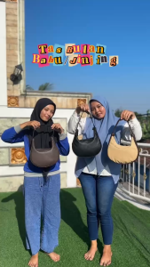 fashion tas Tas bahu wanita/Moon bags/tas bulan/tas wanita kekinian/tas wanita Modern Casual