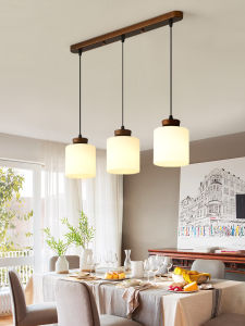 MINGRU | New American Style Tri-head Long Pendant Light