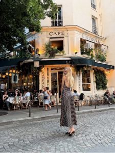 ZHAOLIN French Style Vacation Polka Dot Long Dress Backless Belted Beach Design Sensation New Model Womens Sleeveless Gown