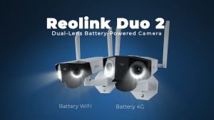 Reolink Duo 2 LTE 6MP 4G Cellular Dual-Lens 180° Panoramic Camera | SIM Card Needed | Solar/Battery Powered Off-Grid Security Cam | AI Detection Official Malaysia