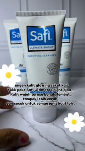 Paket ISI 2 ! Safi Ultimate Bright Purifying Cleanser 100 ml / Safi White Expert