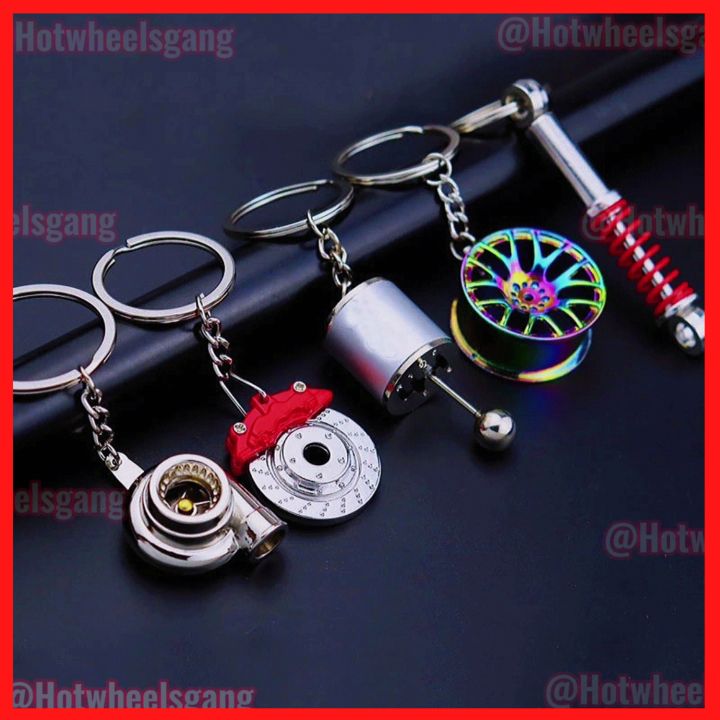 Car Accessory KeyChain Collection Car Parts Keychain Gear Box Key