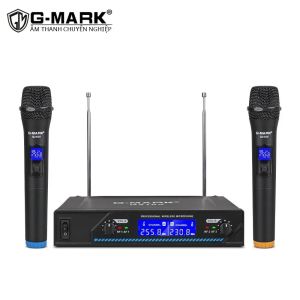 Không Dây Microphone G-MARK G210V Chuyên Nghiệp 2 Kênh Cầm Tay Karaoke Mic Cho Đảng Họp Giáo Hội Chương trình Nhà
