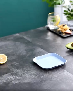 Piring Jerami Persegi Serbaguna – Piring Makan Buah Snack & Saji untuk Rumah Tangga