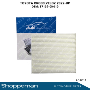 ASAHI TOYOTA CROSS VELOZ 2022 UP MODEL CABIN FILTER AIR FILTER 87139-0N010 AC-8011