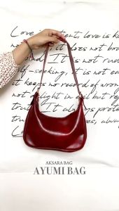 Shoulderbag Wanita AksaraAyumi / Tas Bahu Cewek Bahan Premium / Tas Selempang Wanita