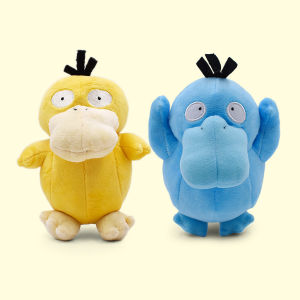 Kawaii Small 15cm Yellow Psyduck Blue Shiny Psyduck Plush Doll Anime Pokemon Water Type Creatures Plush Stuffed Toys for Kids
