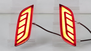 2 Đèn LED Cản Sau Cho Honda City 2020-2022 Đèn Sương Mù Đèn Phanh Đèn Xi-nhan Có Chức Năng Phản Quang 12V Cắm Và Chạy Phụ Kiện Ô Tô Màu Đỏ