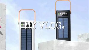 sạc dự phòng 120W PD20W 50000mAh 80000mah Solar 100% chính hãng Đầu ra USB kép Hoạt động ngoài trời Bộ nguồn pin ngoài