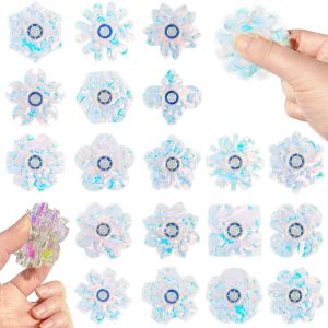 10PCS Finger Gyroscope Laser Aurora Fingertip Gyroscope Decompression Fidget Spinners Toys