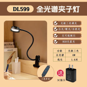 Rechargeable LED Eye-Care Clip-on Desk Lamp