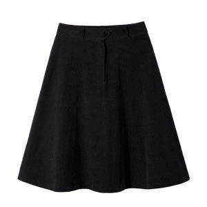 PIAOYA | Retro Corduroy High Waist A-line Skirt