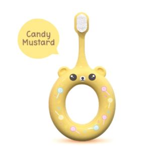 👶🏻Säker Kids Toothbrush Extra Soft แปรงสีฟันขนนุ่มพิเศษ คุณภาพสูง ไม่บาดเหงือก ปลอดสารก่อมะเร็ง กันสำลัก (Nin Toxic) มี 3 สี