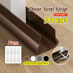 PVC Door Seal Strip Dust Blocker Inserted Sealing Gap Bottom Seal Doorstop Dustproof Soundproof Reduce Noise Penutup Lubang Bawah Pintu Door Window 门缝底密封条