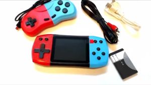 Retro games video game F1 handheld light portable station gift set for kids permainan 复古游戏机掌机