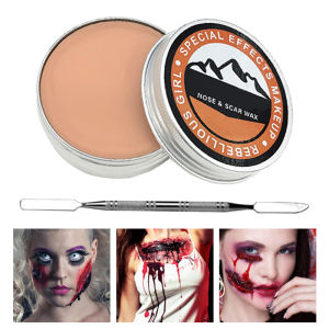 60g Scar Wax for Special Effects MakeupRealistic Fake Scars & WoundsEasy to Shape & BlendSFX Cosplay Halloween & Theater