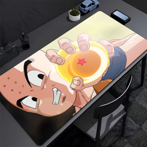 Bandai | Dragon Ball Krillin Mousepad New MousePads Keyboard Pad Mouse Mat Gamer Office Carpet Table Mat Desktop PC Anime Large Mouse Pad