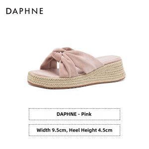 Daphne | Thick Sole Outside Wear Summer French Flip Flops